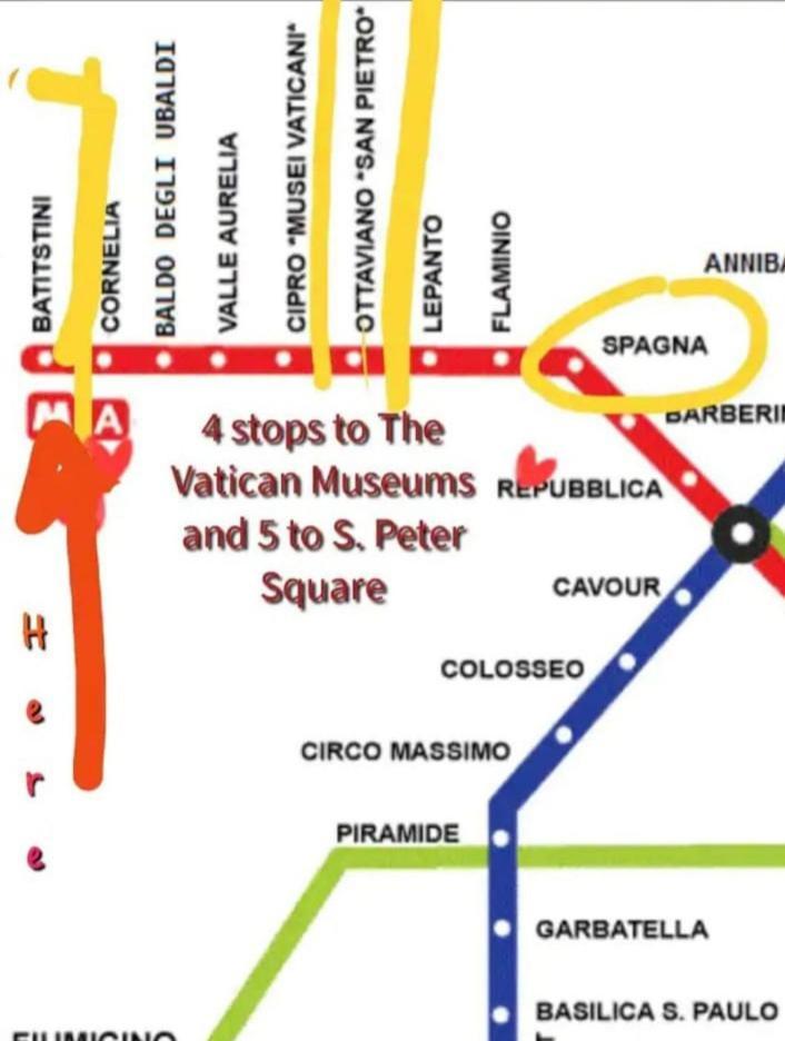 Urban Welcome Metro Battistini Рим Экстерьер фото